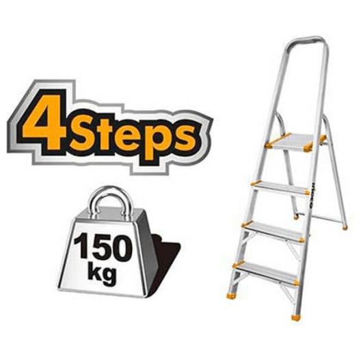 Ingco Household Aluminum A-Type Ladder - KHM Megatools Corp. Ingco Household Aluminum A-Type Ladder - KHM Megatools Corp.